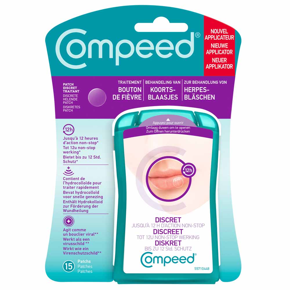 Compeed Invisible Patches For Cold Sores unité 15