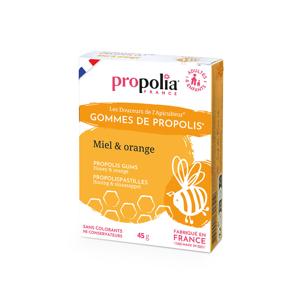 Propolia Propolis Gums Honey And Orange 45g
