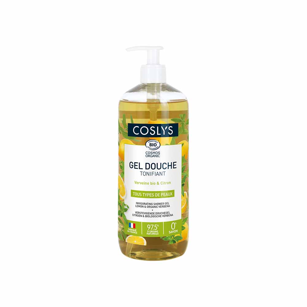 Coslys Organic lemon verbena shower gel 1L