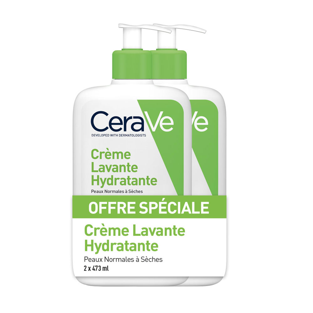 Cerave Body Cleanser Hydrating cleansing cream Normal to Dry Skin 2 x 473 ml