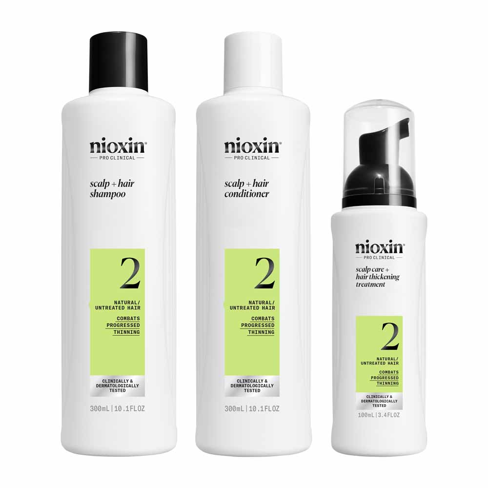 Nioxin Kit System 2 Cheveux Naturels et Chute Avancée 700ml
