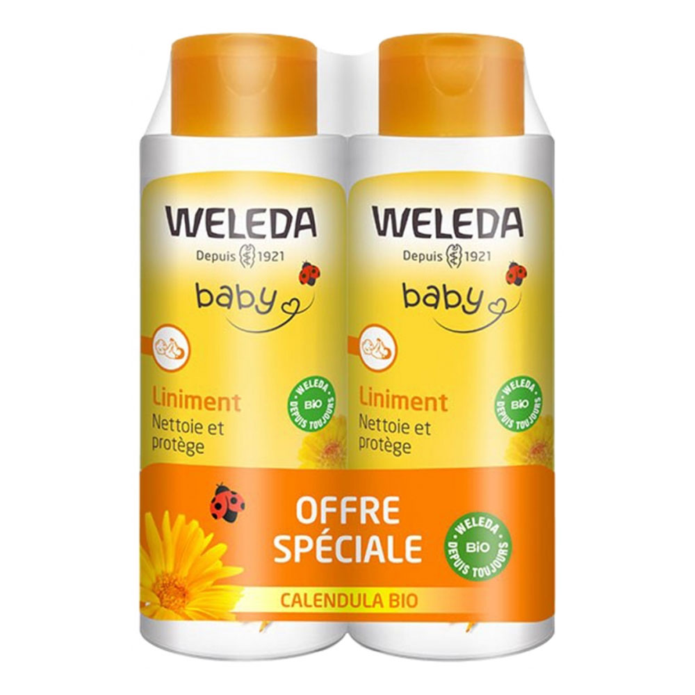Weleda Organic Diaper Changing Cleanser 2x400ml