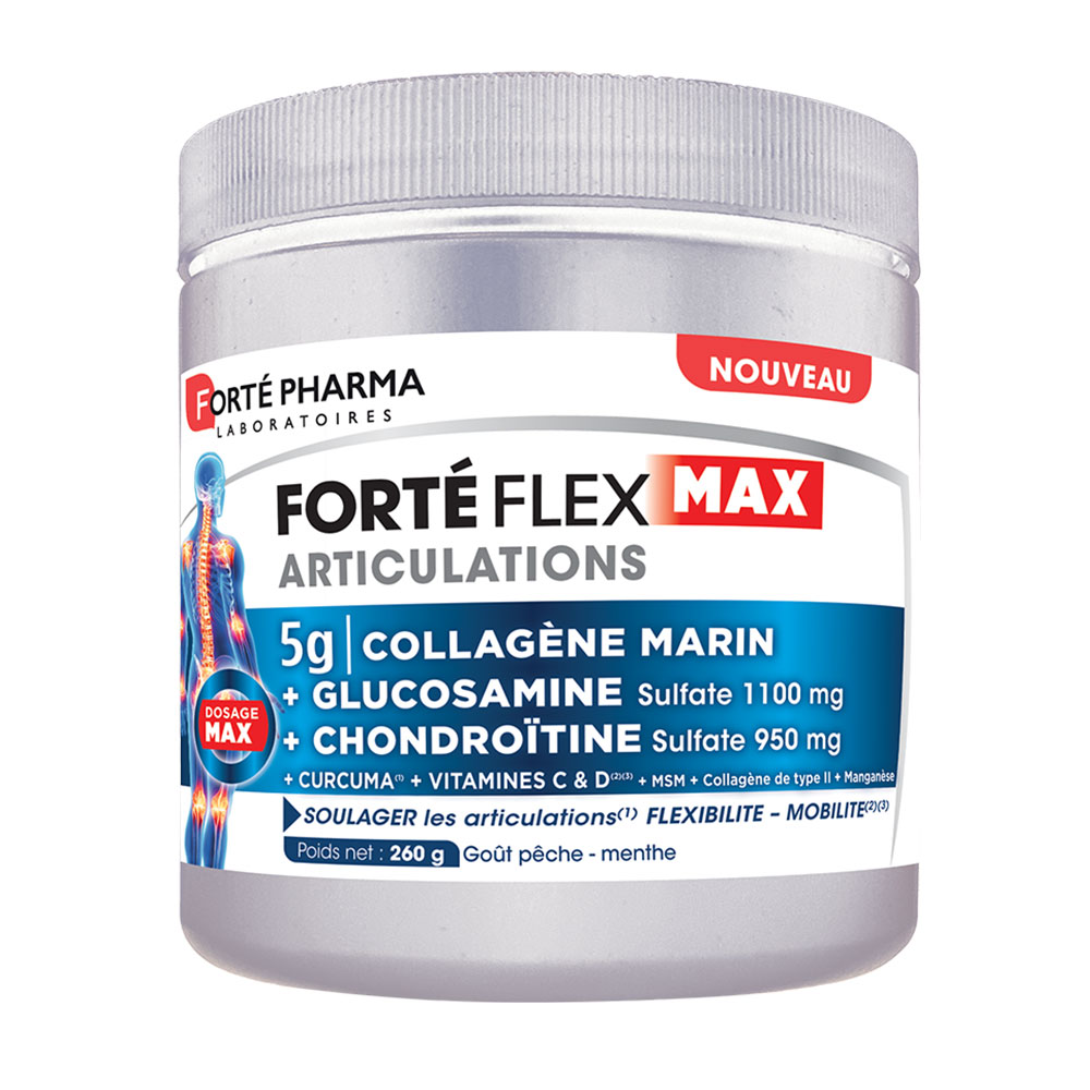 Forté Pharma Forté Flex Joints Max Marine Collagen 5g peach-mint flavour 260 g