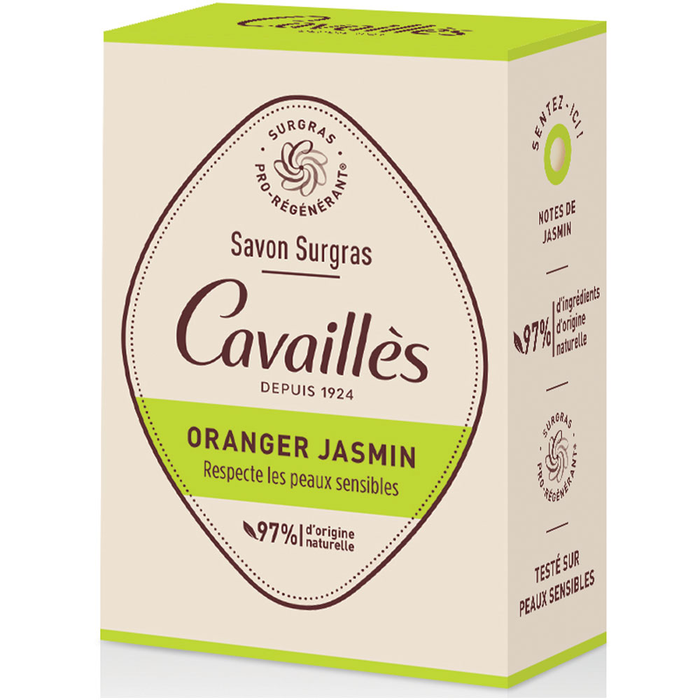 Cavaillès Surgras Pro-Regenerating Orange Jasmine Soaps 100g