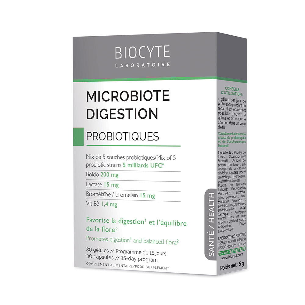 Biocyte Health Gut Microbiome Digestive Probiotics 30 capsules