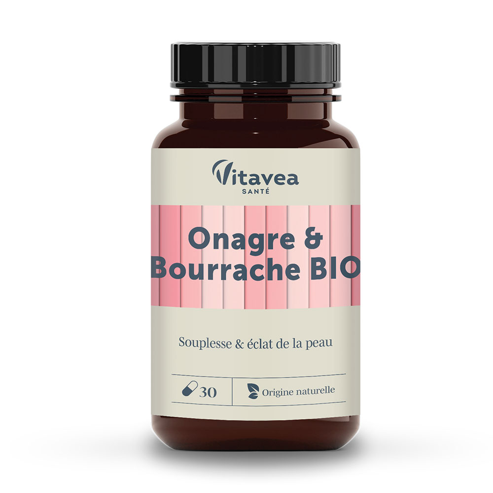 Vitavea Santé Nutri'sentiels Evening Primrose Borage Bioes x30 capsules