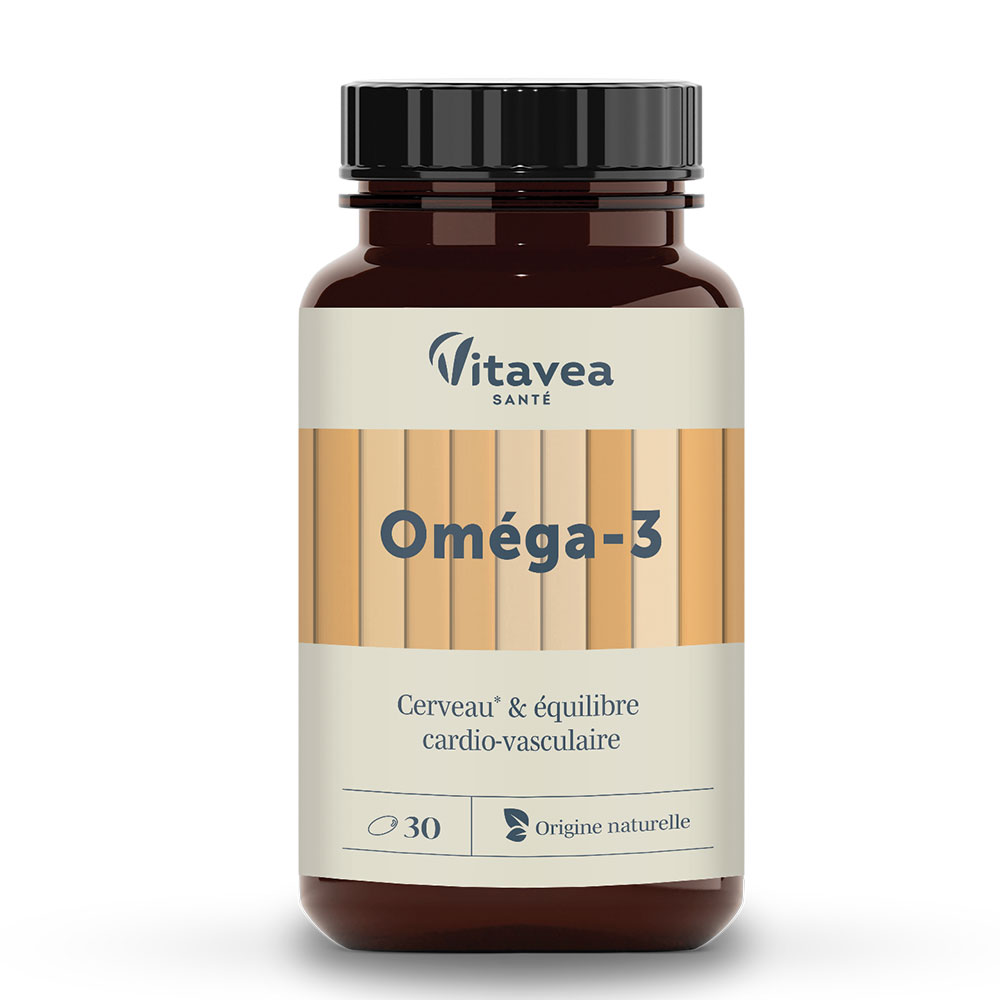 Vitavea Santé Nutri'sentiels Omegas 3 Brain Cardiovascular balance 30 capsules