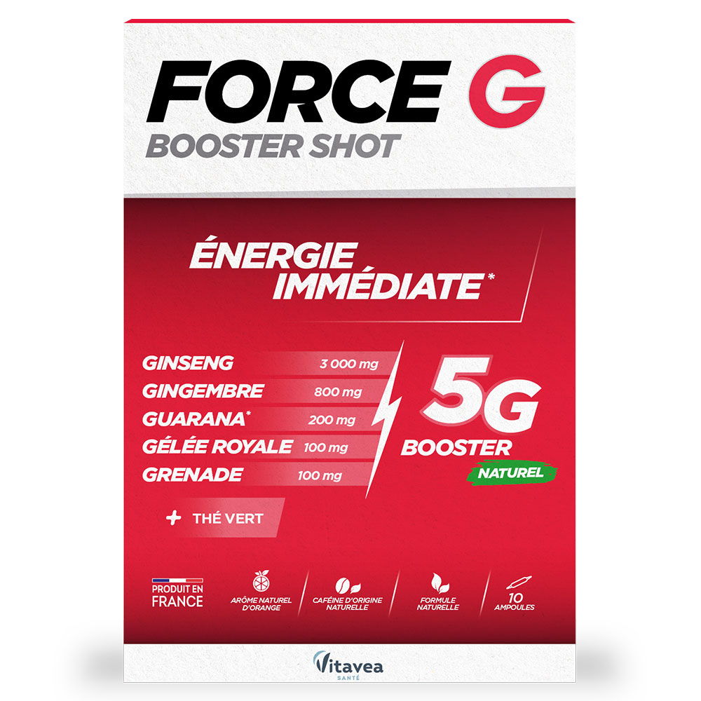 Vitavea Santé Force G Boost Shot Immediate Energy 10 ampulas