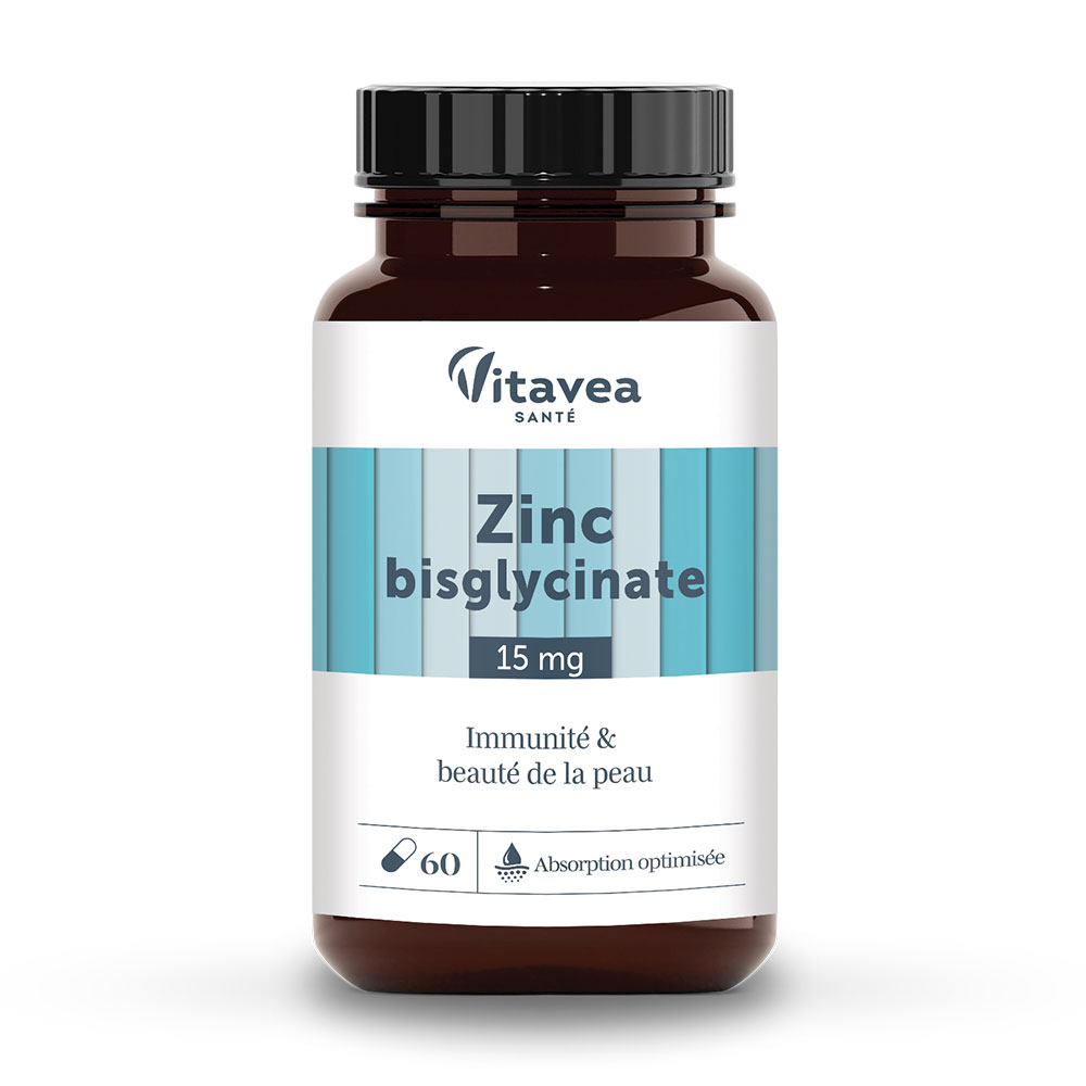 Vitavea Santé Nutri'sentiels Zinc Immunité et beauté de la peau 30 capsules