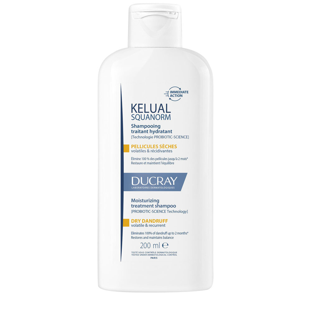 Ducray Kelual Squanorm Hydrating treatment shampoo for dry dandruff 200 ml
