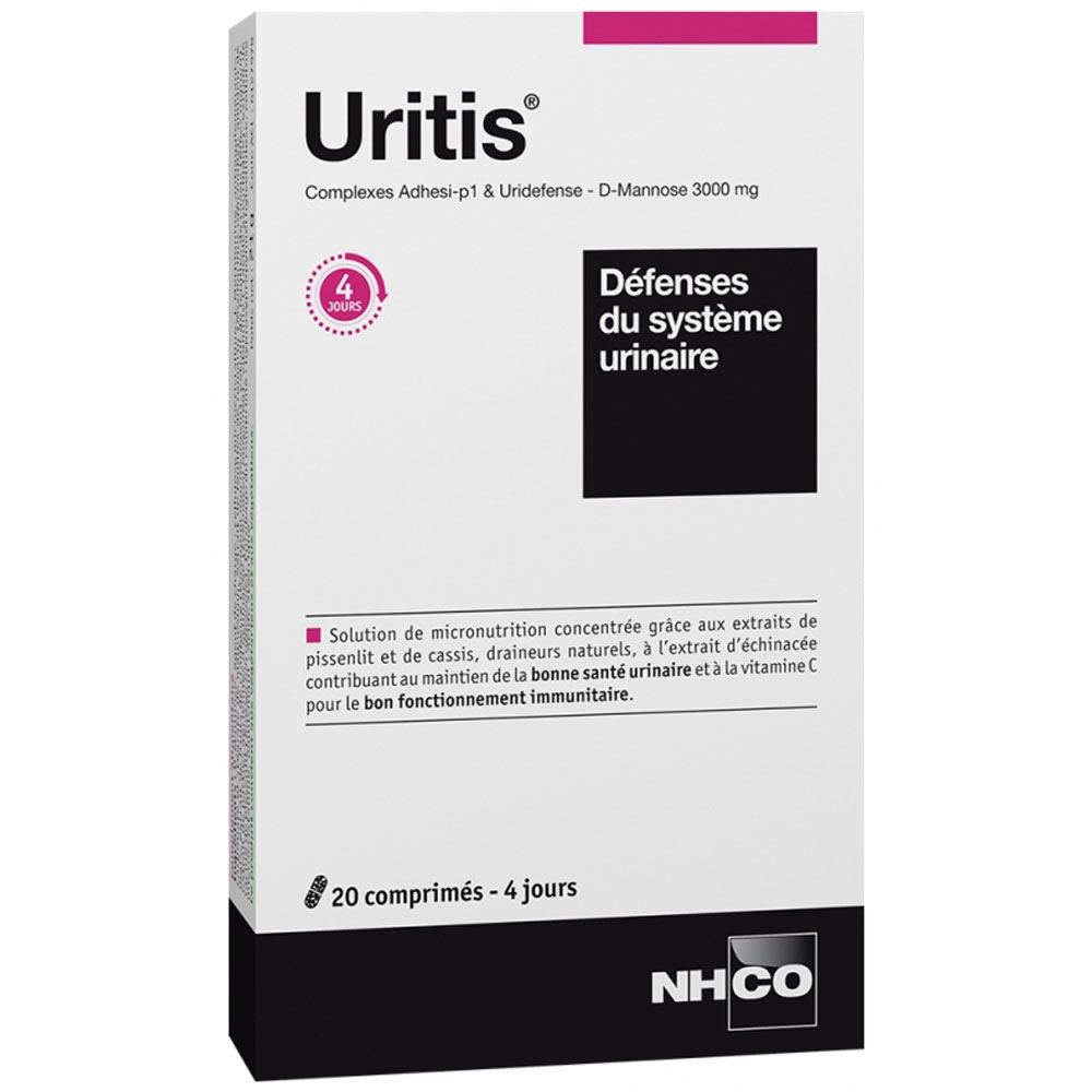 Nhco Nutrition Uritis Défenses du système urinaire 20 Tablets