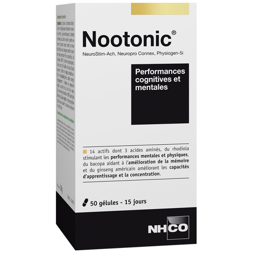 Nhco Nutrition Nootonic Cognitive and Mental Performance 50 capsules