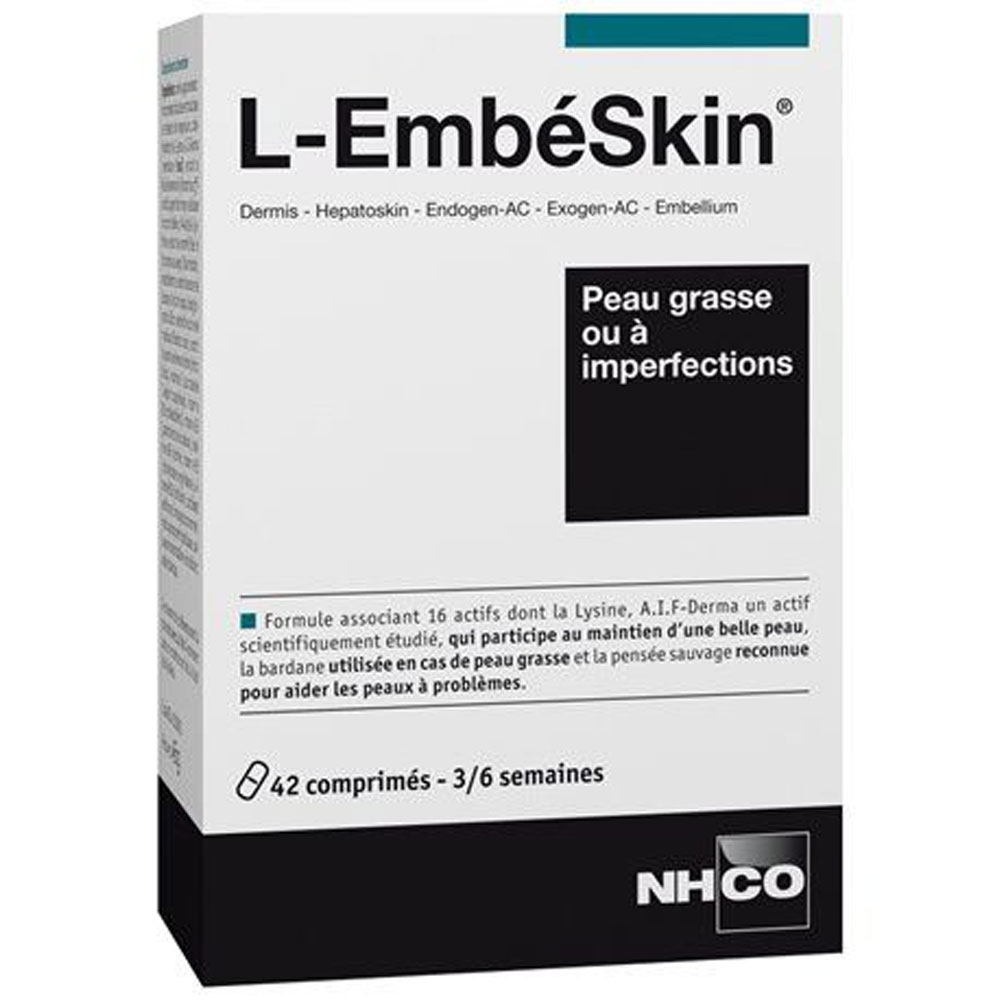Nhco Nutrition L-EmbéSkin oily or blemish-prone skin 42 tablets