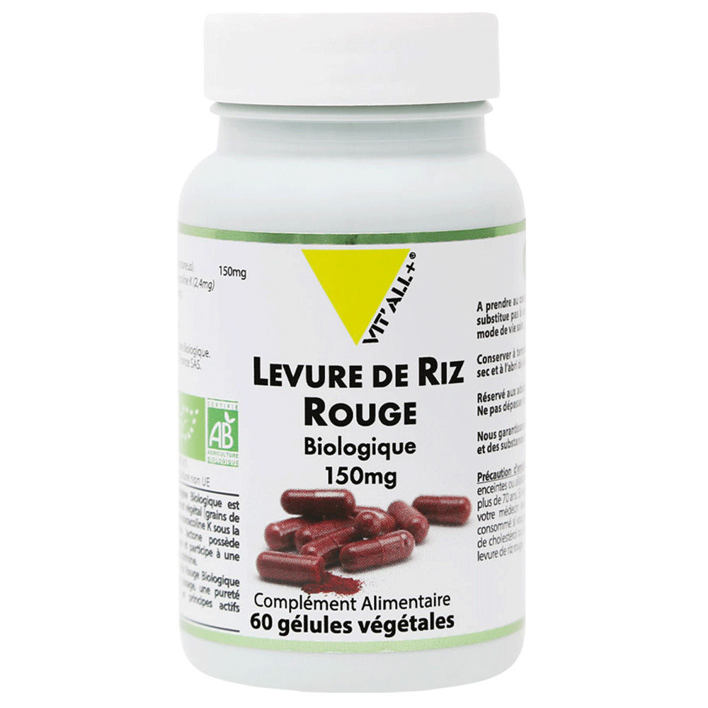 Vit'All+ + Red Rice Yeast 30 Tablets 60 gélules