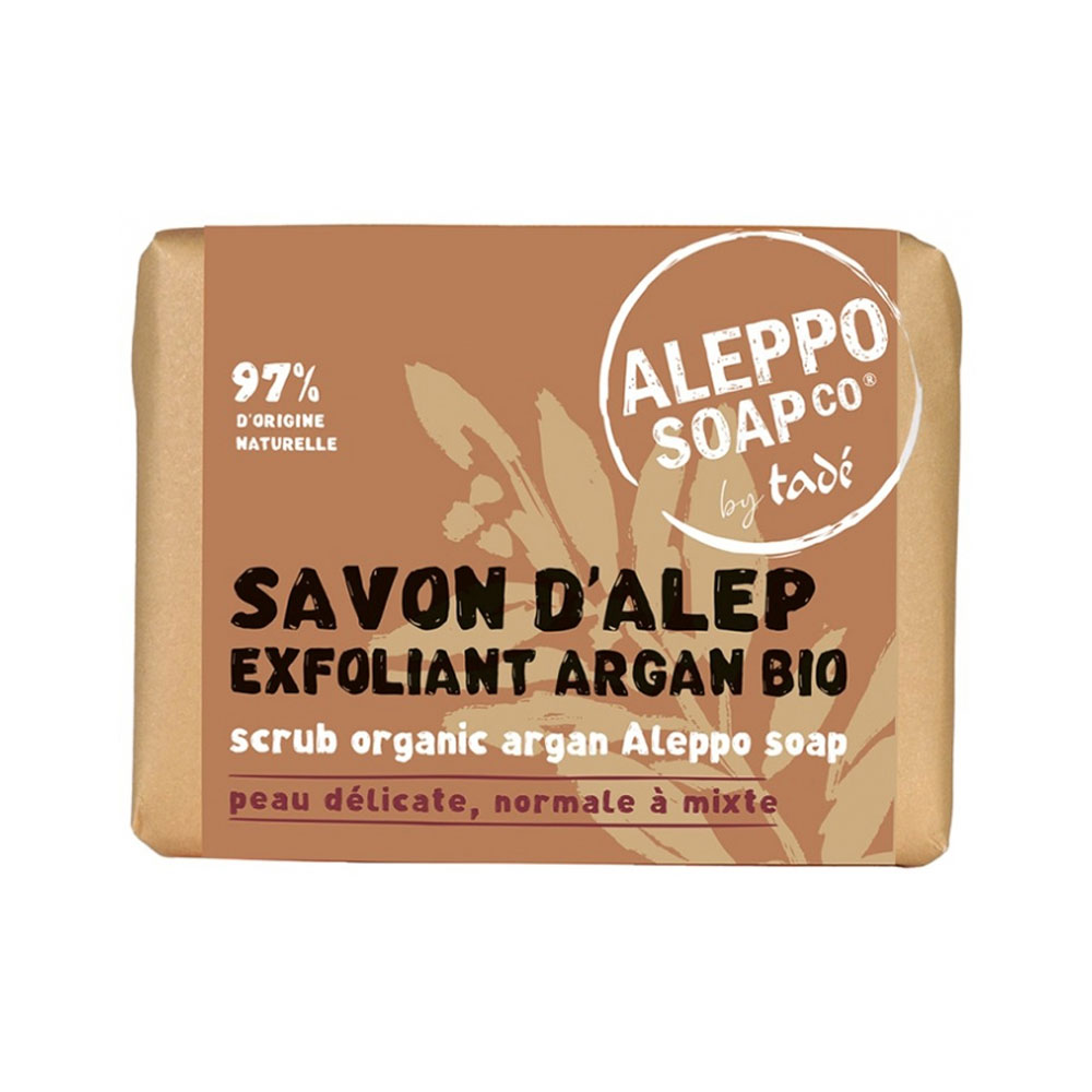 Tadé Organic Argane Scrub Aleppo Soap 100g