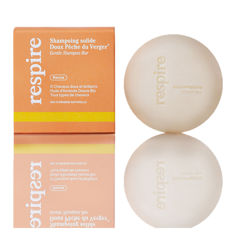 Respire Pêche du Verger Solide Shampoo 75g