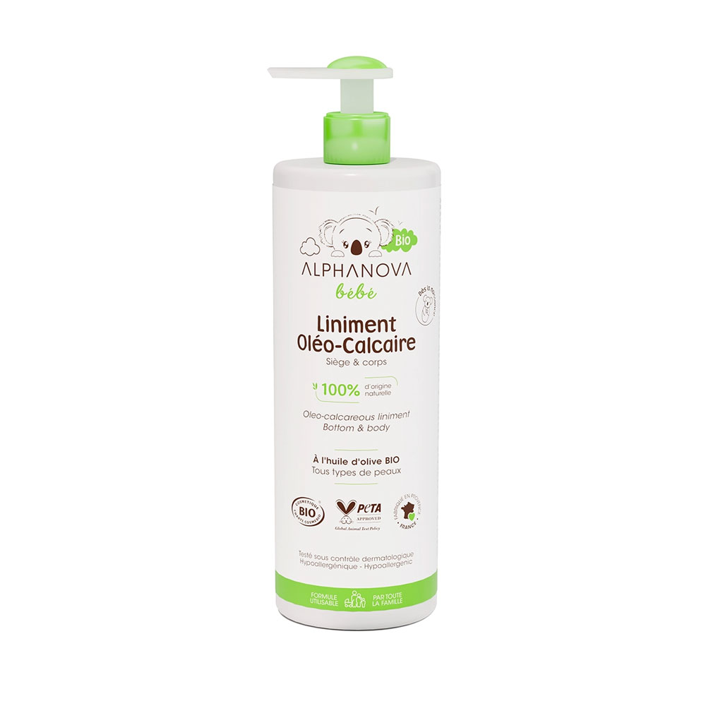 Alphanova Bébé Organic lime and calcium liniment 400 ml