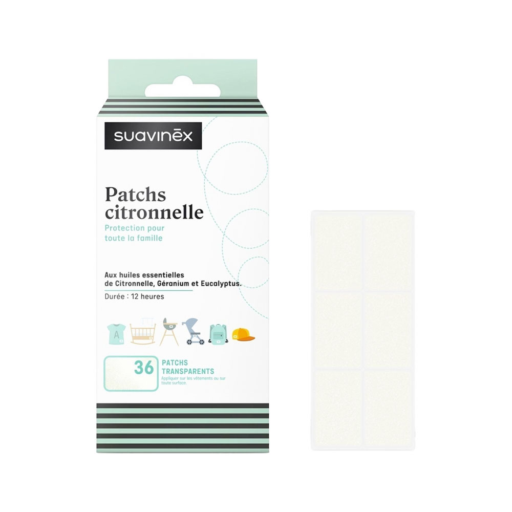 Suavinex Anti-Mosquito Lemongrass patches 36 units
