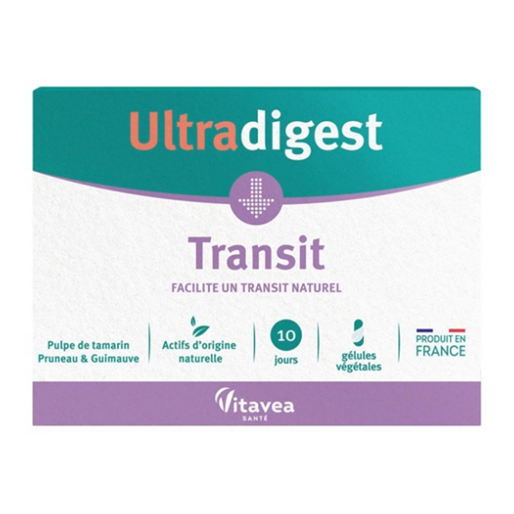 Vitavea Santé Ultradigest Transit 10 capsules Improves natural transit