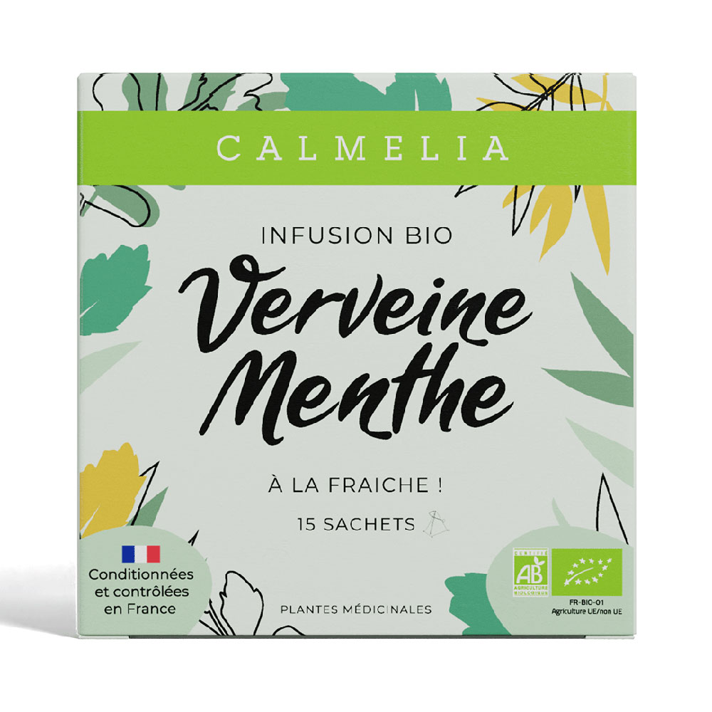 Calmelia Organic verbena mint infusion 15 sachets