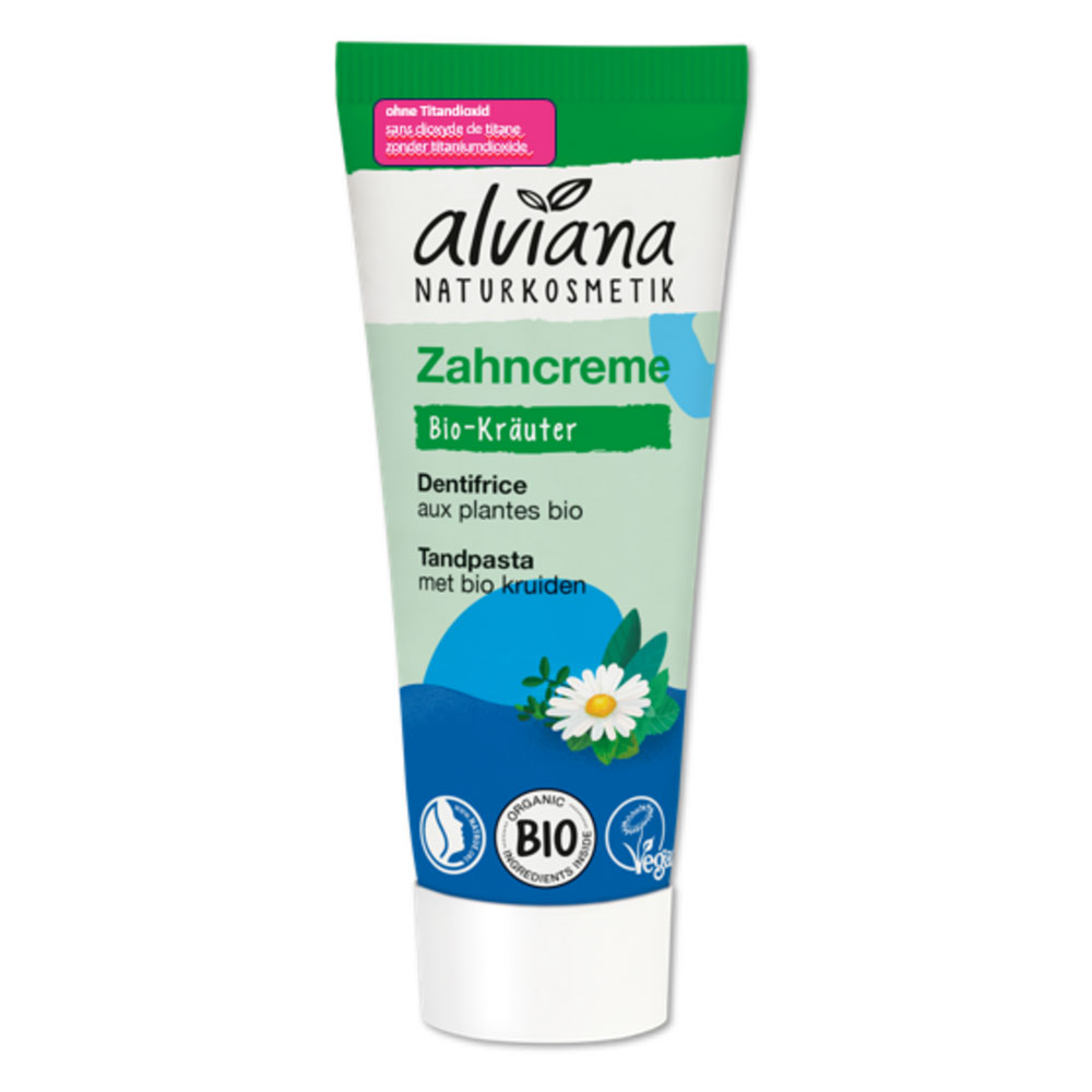 Alviana Toothpaste Organic plant-based fluoride-free toothpaste 75 ml