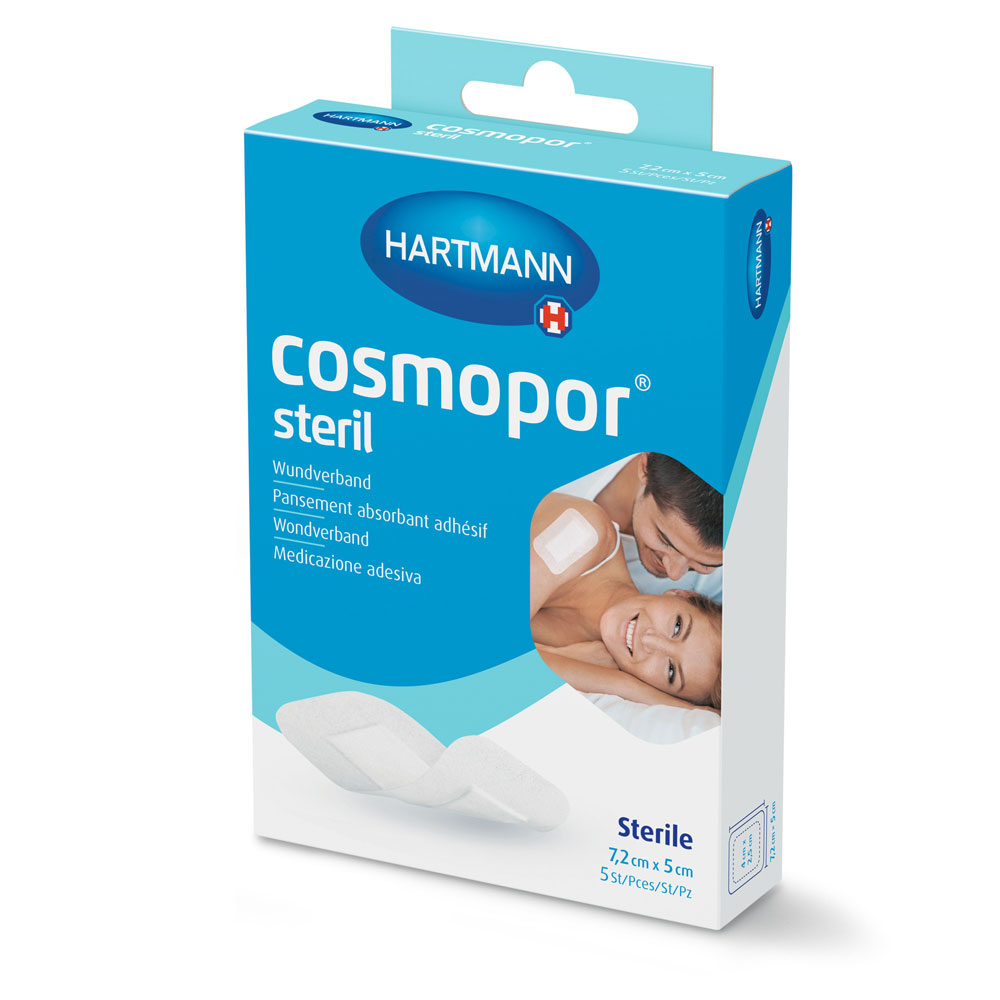 Hartmann Cosmopor Sterile adhesive Plasters x5