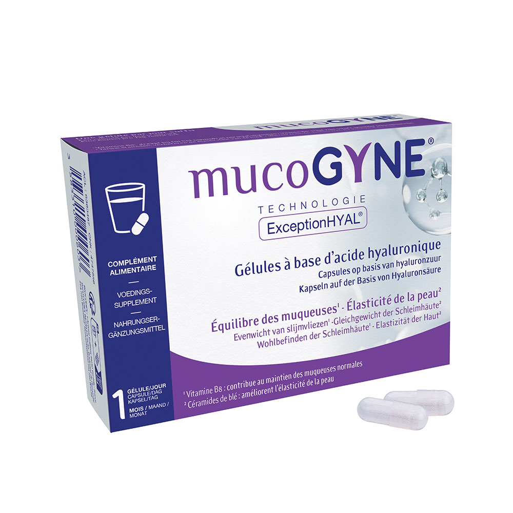 Saforelle Mucogyne Hyaluronic acid for oral use 28 capsules
