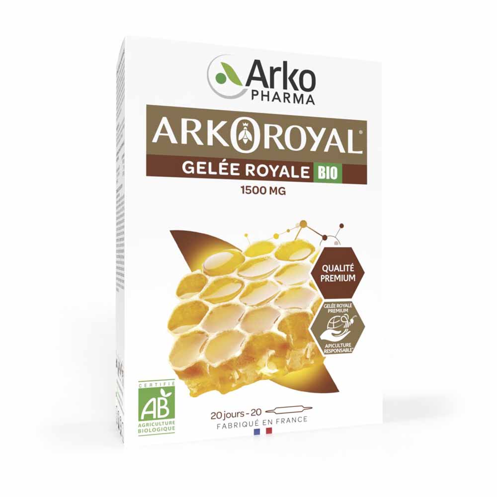 Arkopharma Arkoroyal Arko Royal Organic Jelly 20 Phials 20 Ampoules