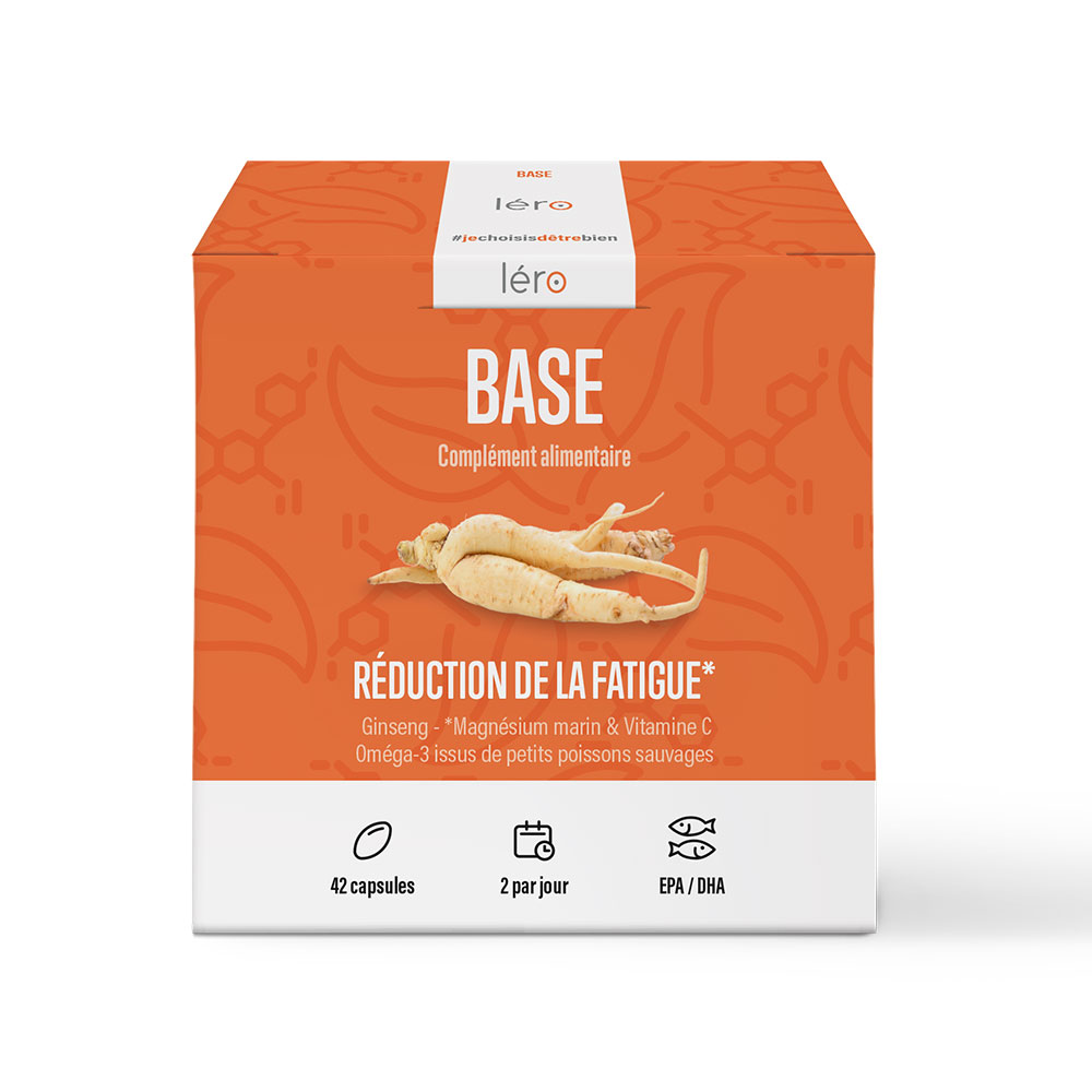 Lero Base reduces tiredness and fatigue 42 capsules