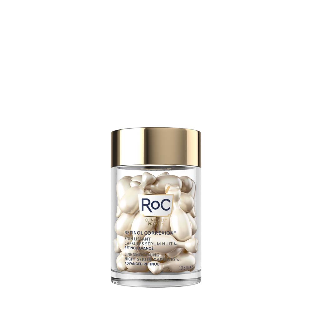 Roc Revive + Glow Night Serum Retinol correxion 30 capsules
