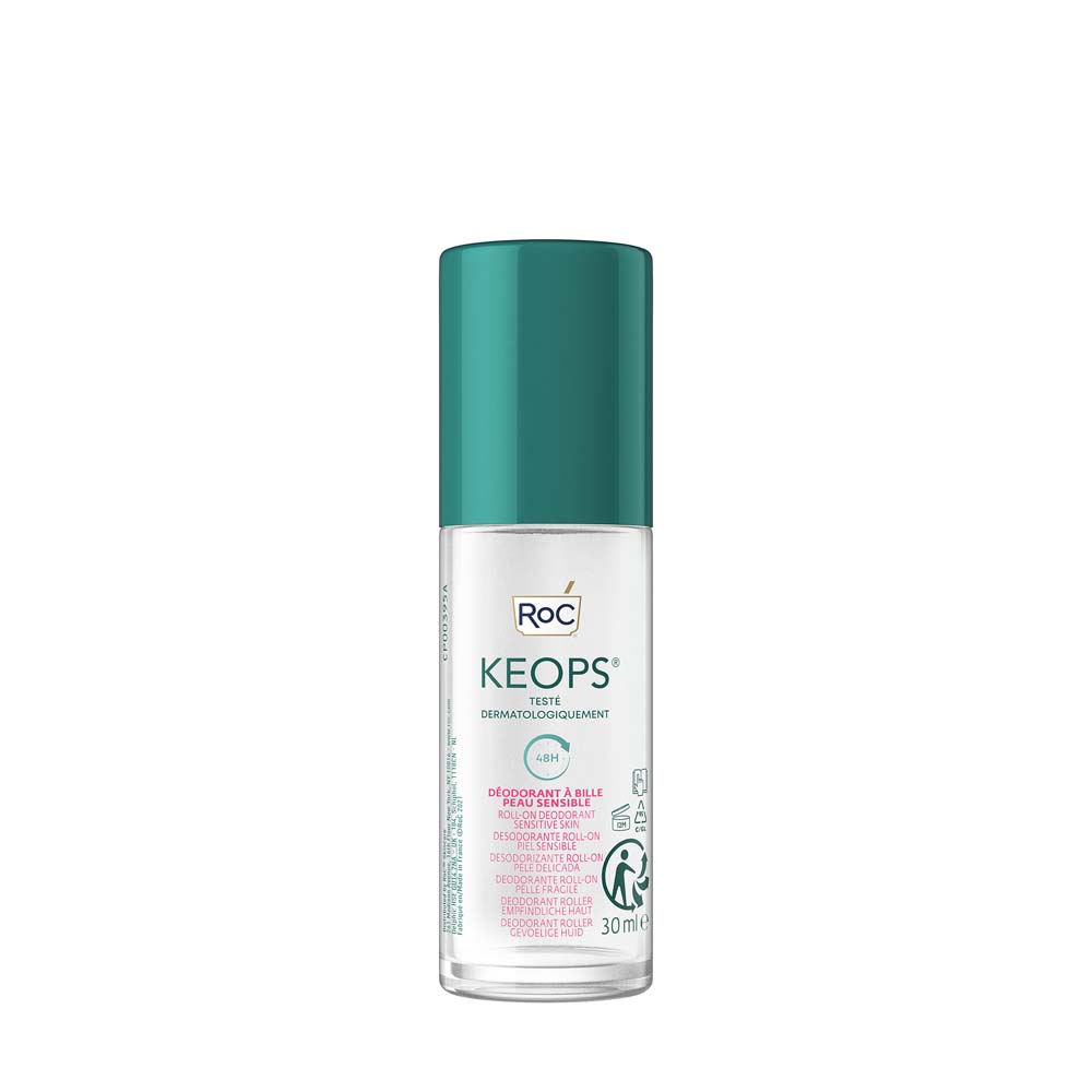 Roc Keops Keops Roll On Deodorant Sensitive Skins Peaux Fragiles 30ml
