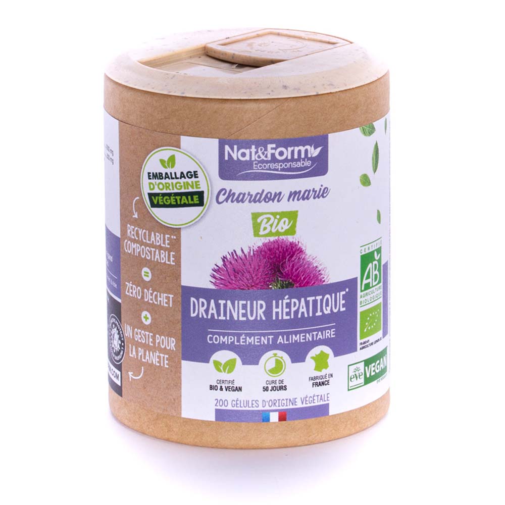 Nat&Form Nat&form Eco Friendlymilk Thistle Capsules X 200 200 Gélules
