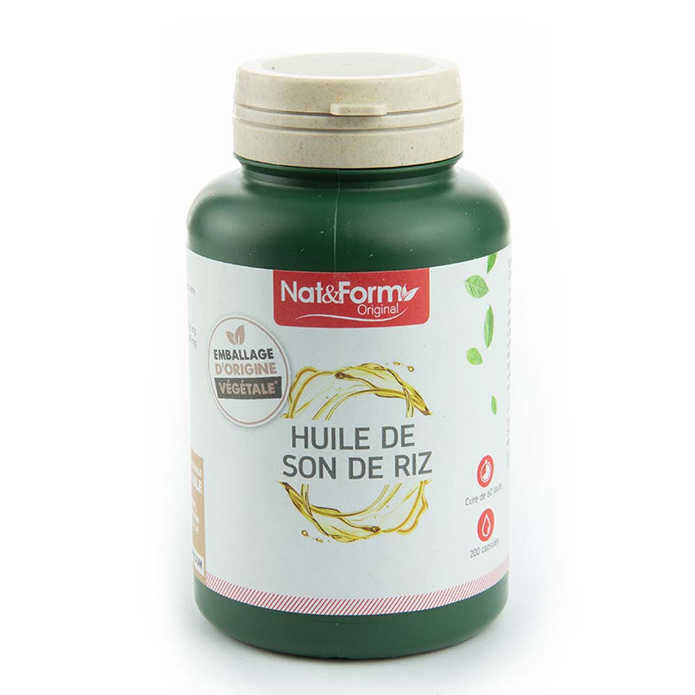 Nat&Form RICE BRAN OIL 200 capsules