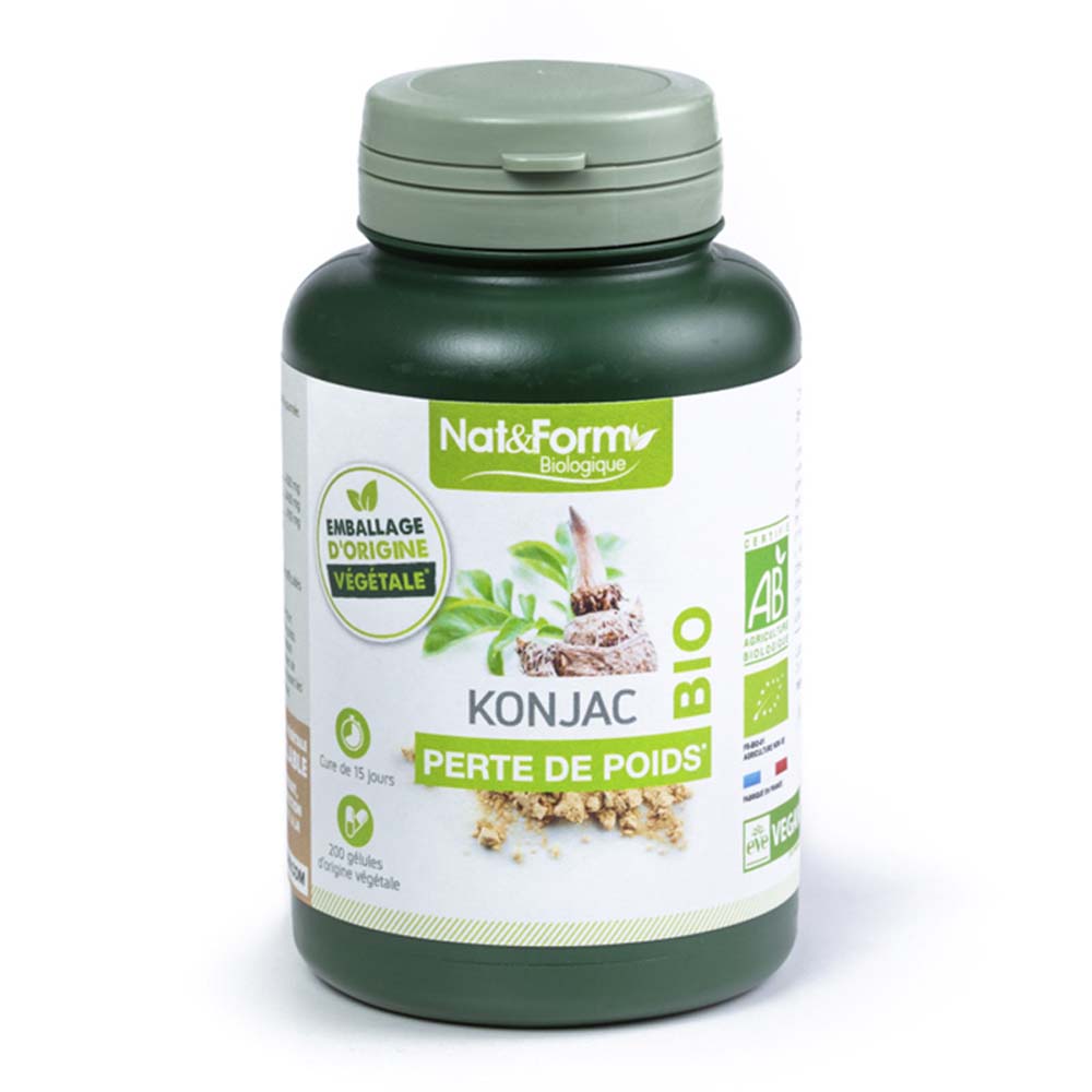 Nat&Form KONJAC ORGANIC 200 capsules