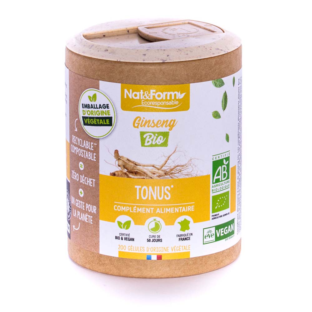 Nat&Form Nat&Form Organic Ginseng 200 capsules