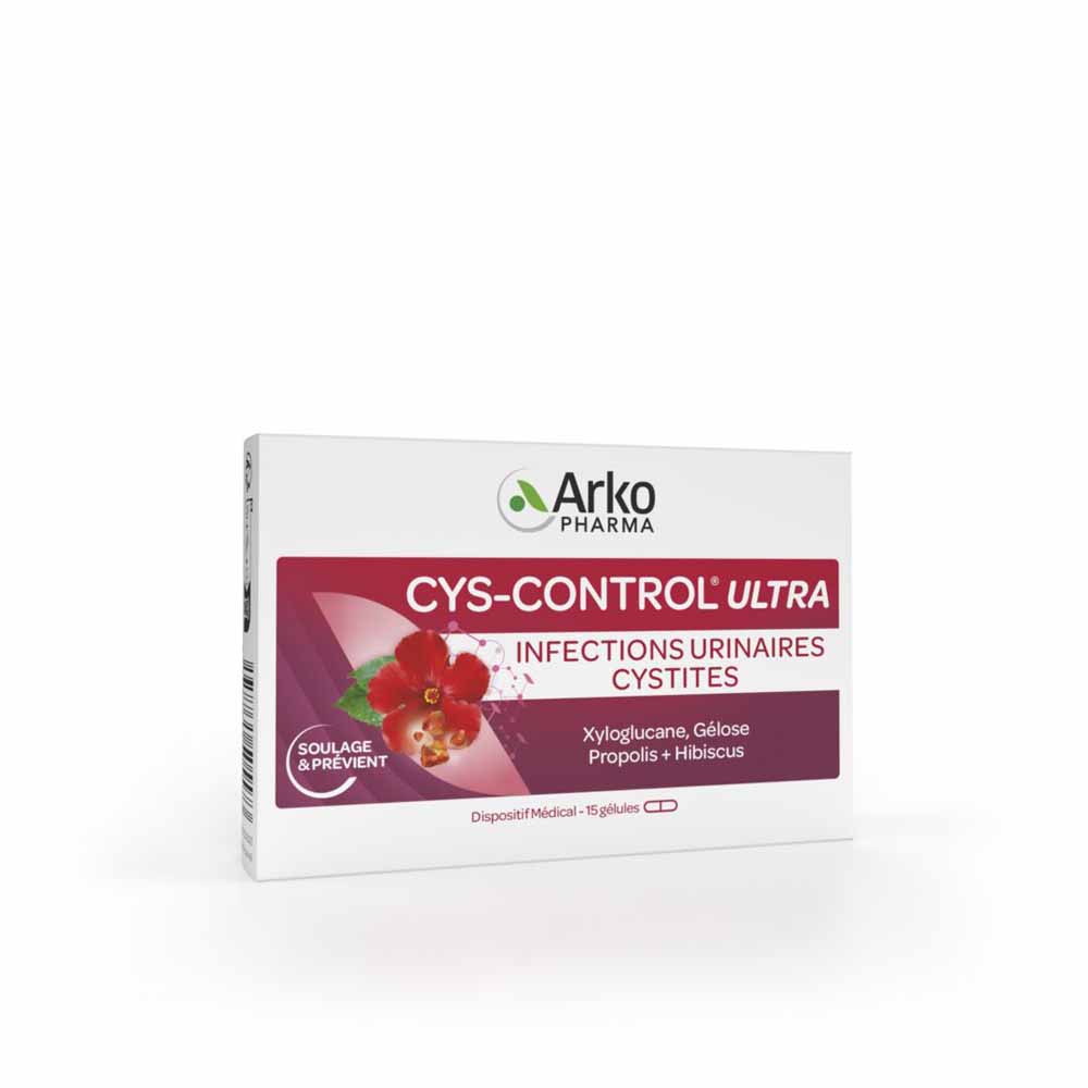 Arkopharma Cys-Control Ultra Urinary Tract Infections Cystitis 15 gélules