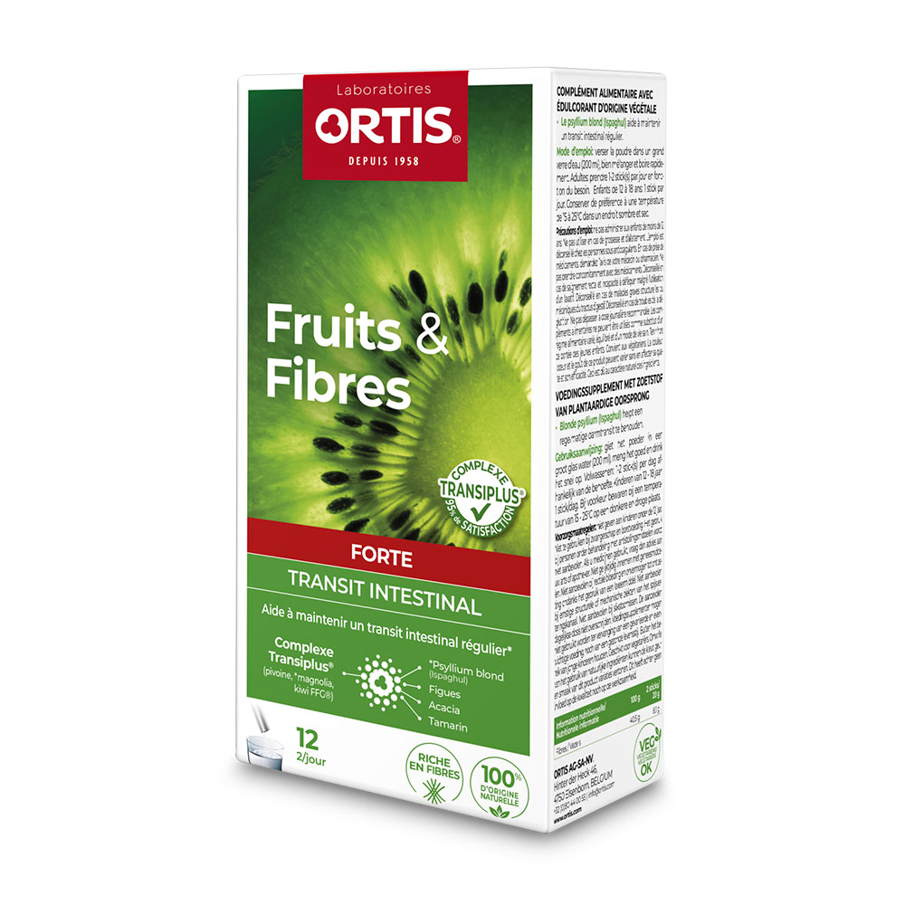 Ortis Fruits & Fibres Forte Complexe Transiplus® 12 sticks
