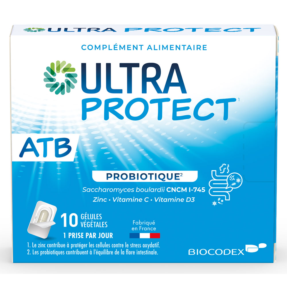 Biocodex Ultra Protect ATB probiotic 10 capsules