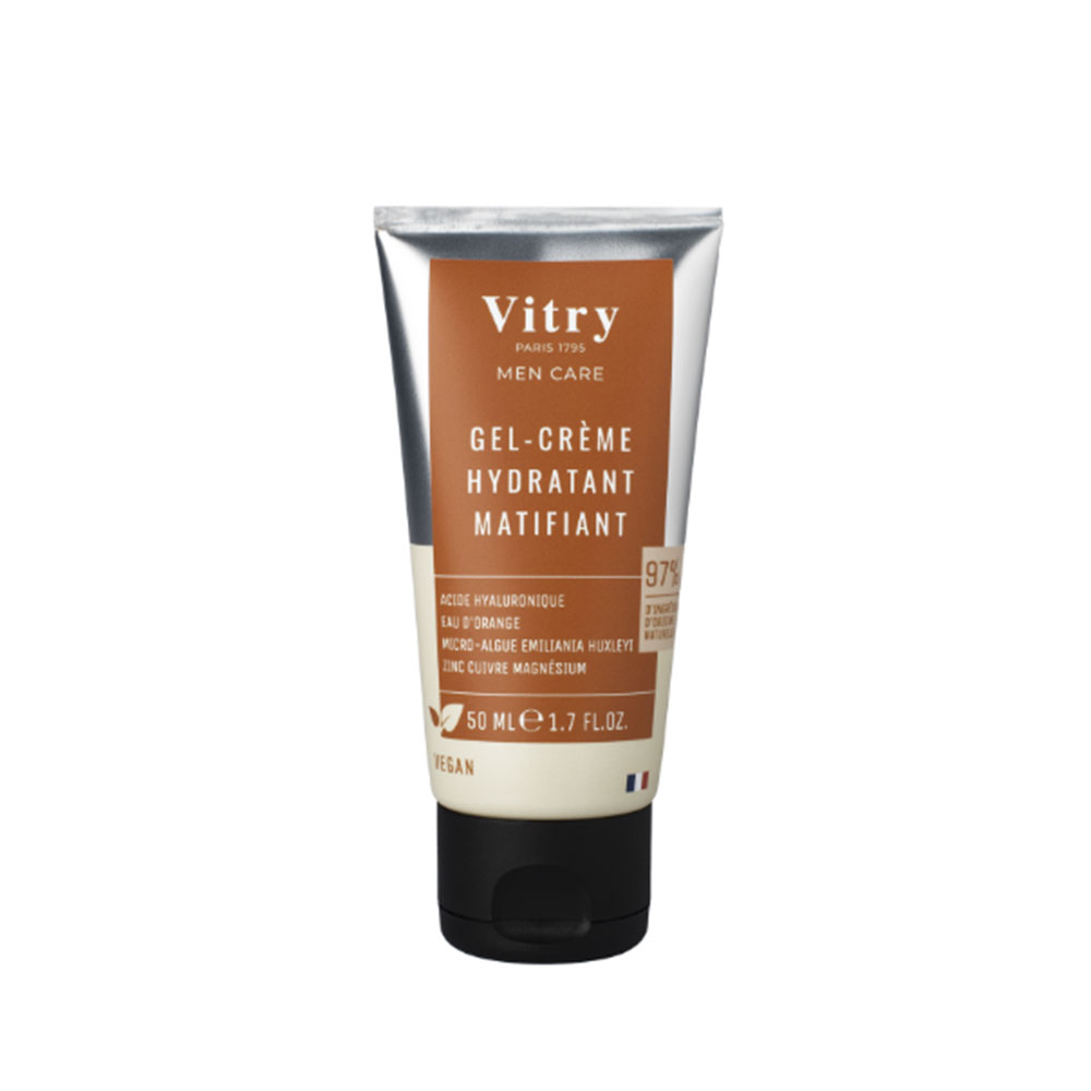 Vitry Men Care Men Mattifying Hydrating Gel-Cream Homme 50 ml