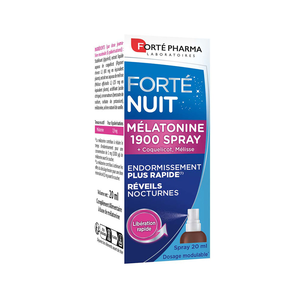 Forté Pharma Forté Night Melatonin 1900 spray fast-acting 20 ml