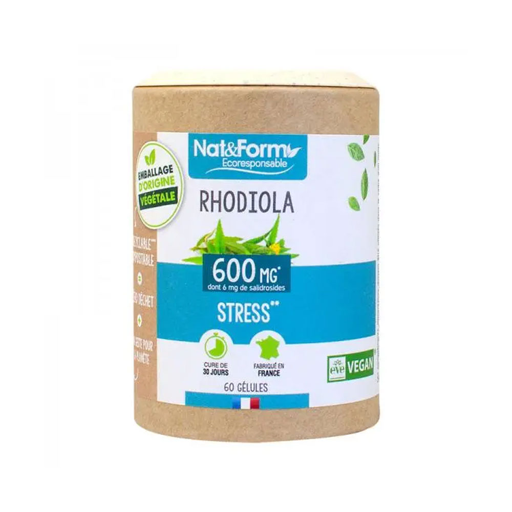 Nat&Form Rhodiola stress 60 capsules