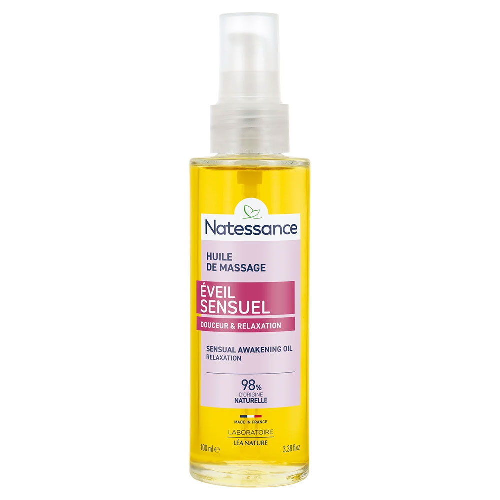 Natessance Sensual Awakening Massage Oil gentle relaxation 100 ml