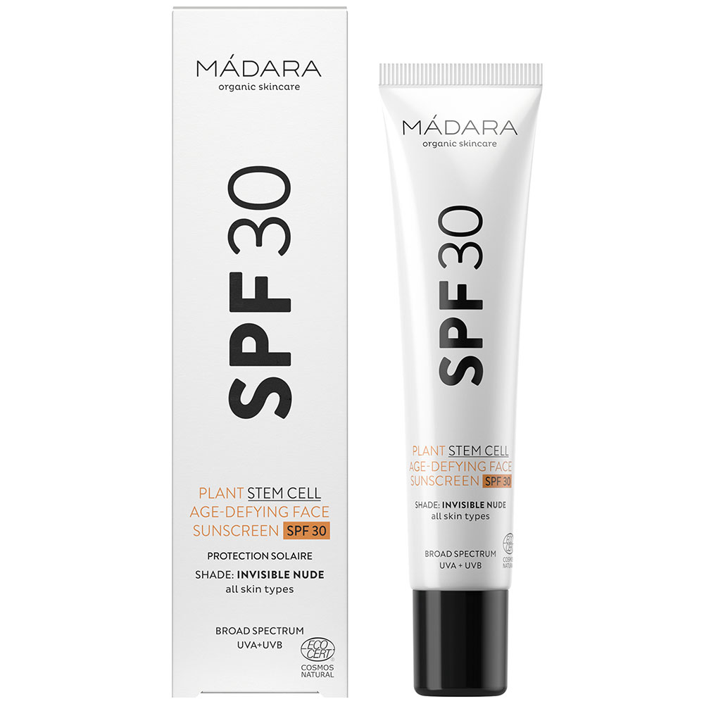 MÁDARA organic skincare SPF30 Plant Stem Cell Anti-Age Suncare Cream 40ml
