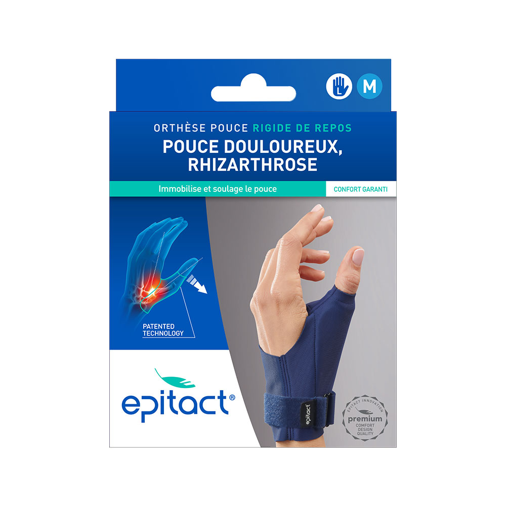 Epitact Rigid thumb resting splint left hand 1 x unit