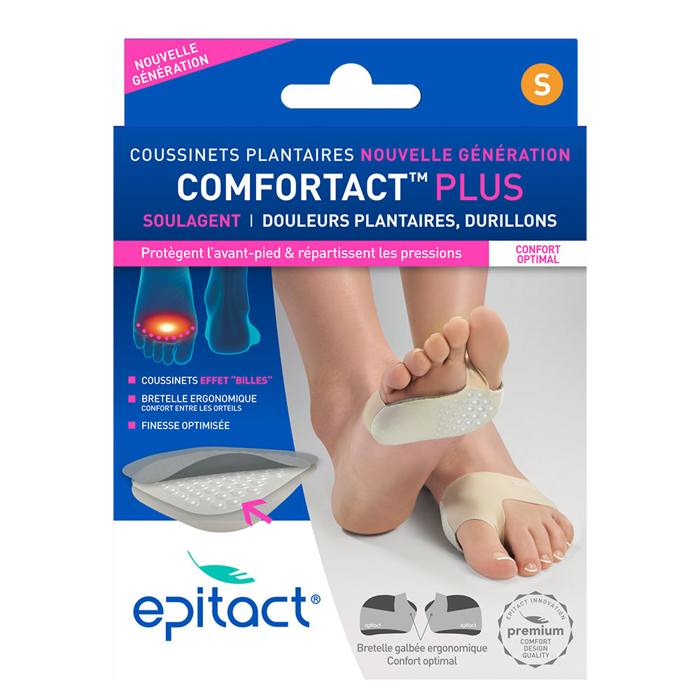 Epitact Comfortact Plus Pads for plantar pain and calluses x2