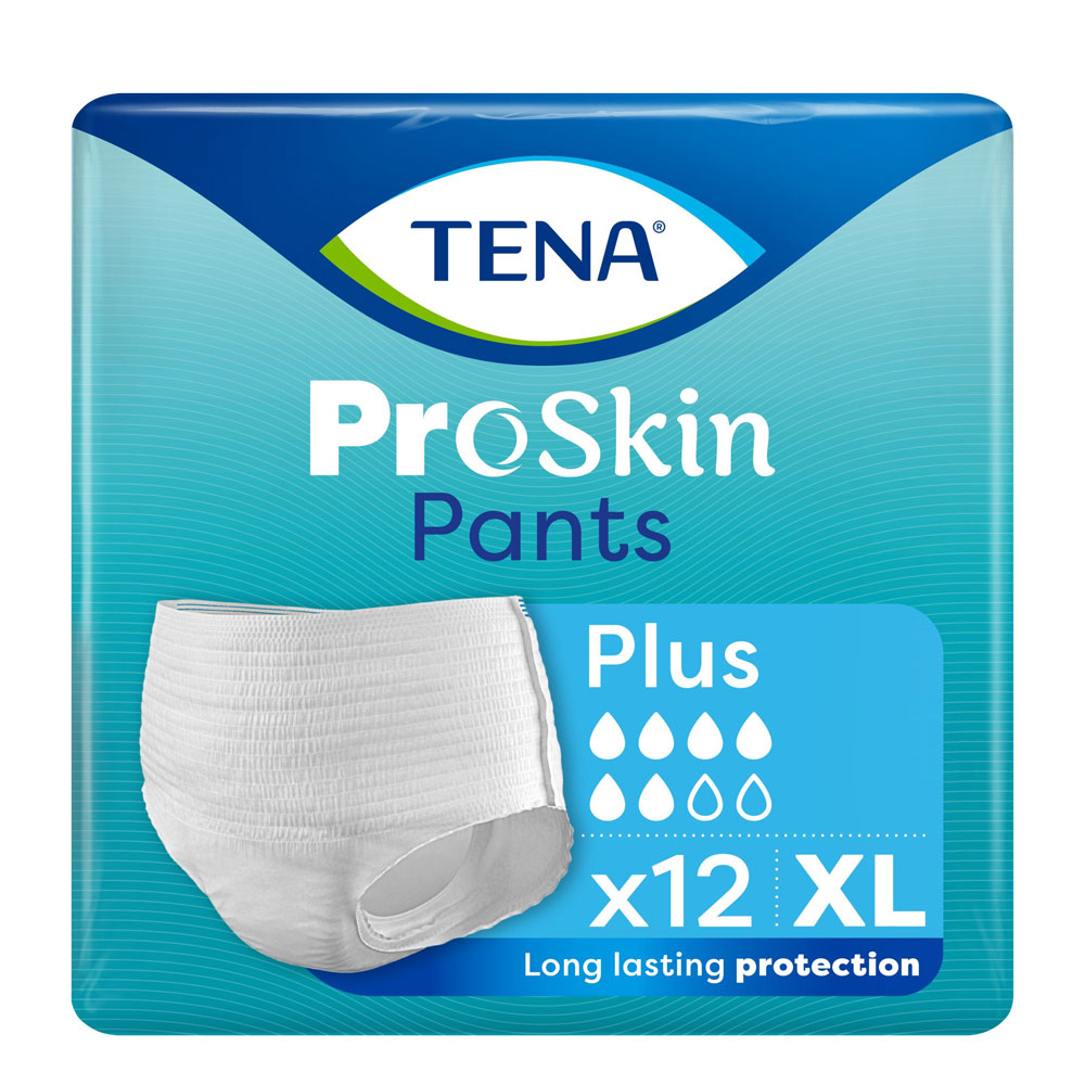 Tena Proskin plus Pants Urinary Absorbent Size XL 120-160cm X12