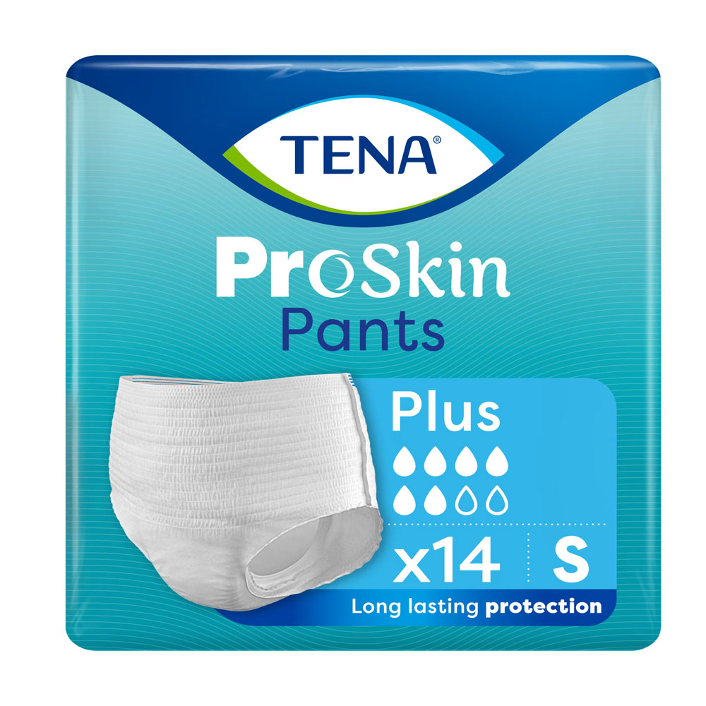 Tena Proskin plus Absorbent Briefs Size S 65-85cm X14