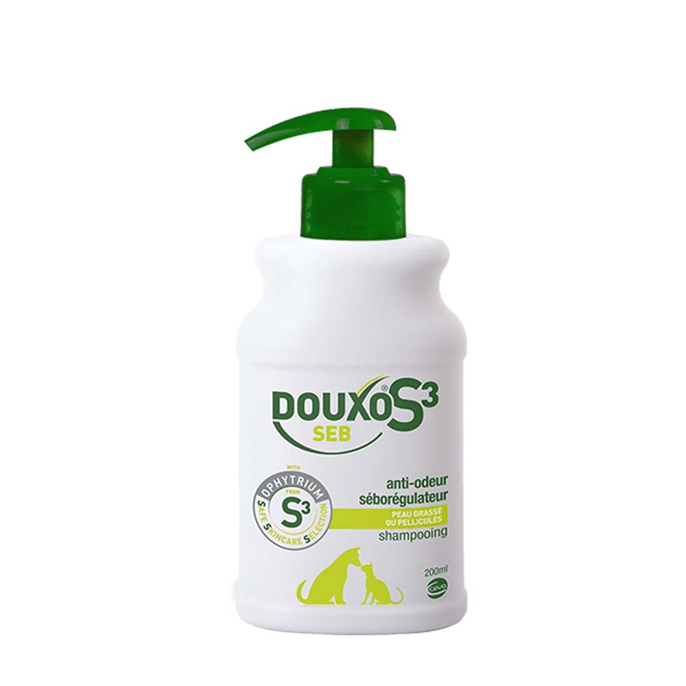 Douxo S3 Seb anti-odour and sebum-regulating shampoo oily or flaky scalps 200 ml