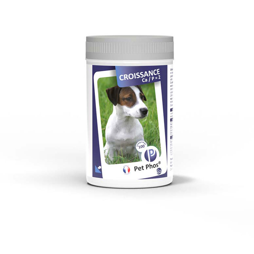 Pet Phos Growth Ca/P=2 puppies and nursing bitches 100 tablets