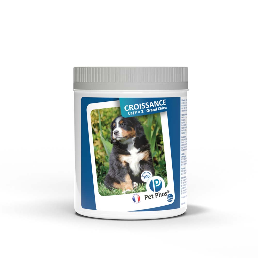Pet Phos Growth Ca/P=2 large dogs 100 tablets